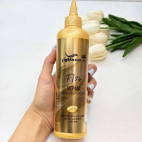کرم موی طلایی موشکی حالت دهنده و ترمیم کننده حاوی روغن آرگان لایتنس 300 میل